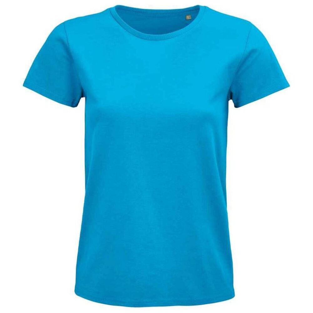 SOLS Womens/Ladies Pioneer T-Shirt / Aqua